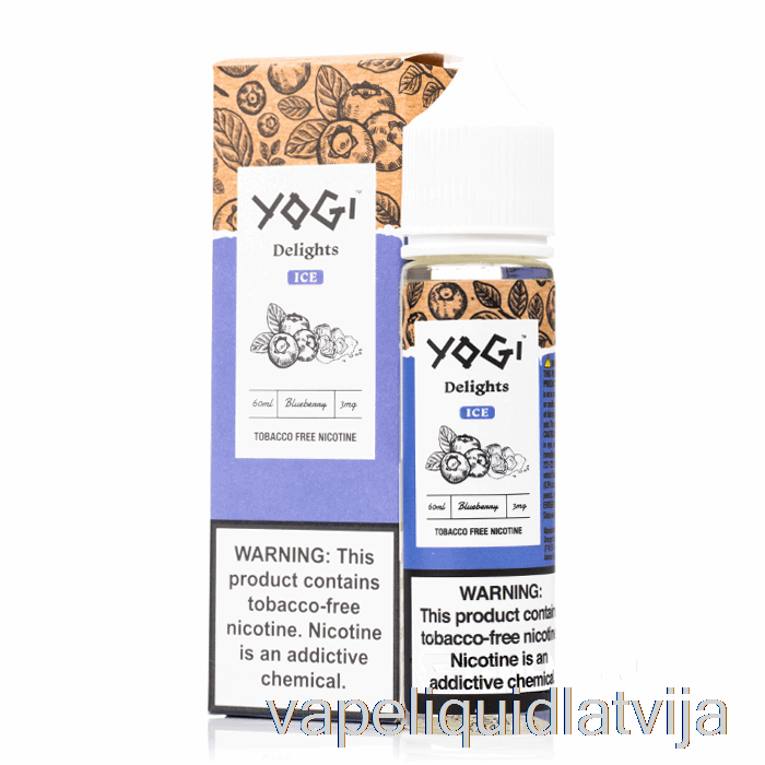 Melleņu Ledus - Yogi Delights - 60ml 0mg Vape šķidrums